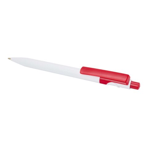 Bolígrafo de plástico reciclado "Unica" (tinta azul) Rojo