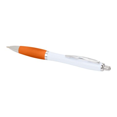 Bolígrafo de plástico reciclado "Nash" (tinta negra) Estándar | Naranja | sin montaje de publicidad | no disponible | no disponible