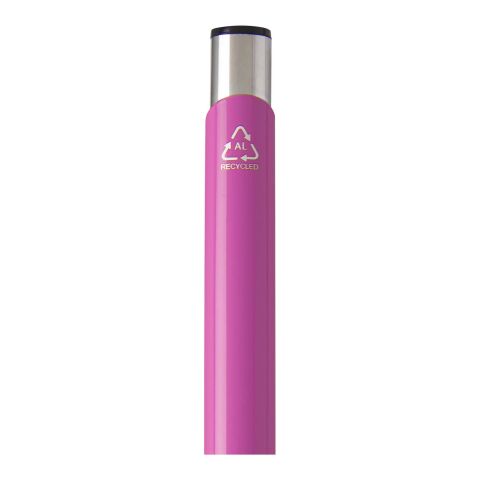 Bolígrafo de aluminio reciclado "Moneta" (tinta azul) Estándar | Magenta | sin montaje de publicidad | no disponible | no disponible