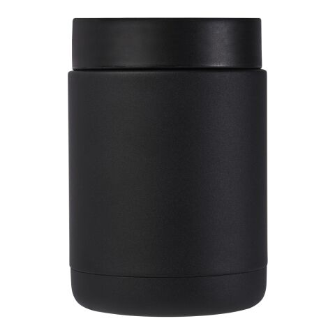 Fiambrera de acero inoxidable reciclado de 500 ml "Doveron" Estándar | Negro intenso | sin montaje de publicidad | no disponible | no disponible