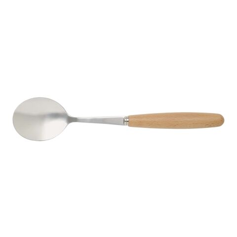 Cubertería de 5 piezas de acero inoxidable y madera de haya &quot;Root&quot; Estándar | Natural | sin montaje de publicidad | no disponible | no disponible | no disponible