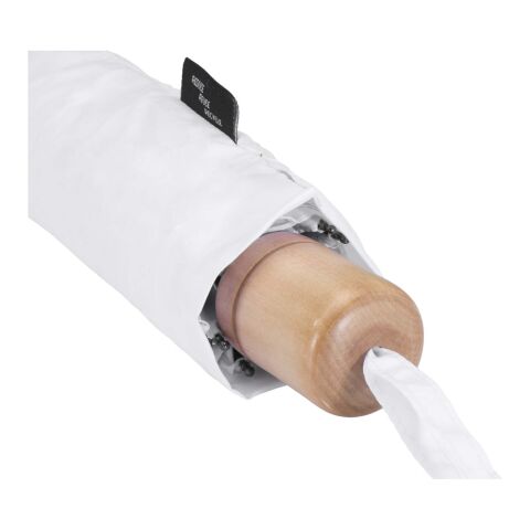 Paraguas de RPET de 21&quot; &quot;Dane&quot; Estándar | Blanco | sin montaje de publicidad | no disponible | no disponible | no disponible