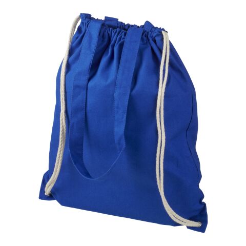 Mochila con asas de algodón "Eliza" Estándar | Azul real | sin montaje de publicidad | no disponible | no disponible | no disponible
