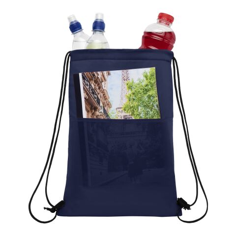 Bolsa térmica con cuerdas con capacidad para 12 latas &quot;Oriole&quot; Estándar | Azul profundo | sin montaje de publicidad | no disponible | no disponible | no disponible