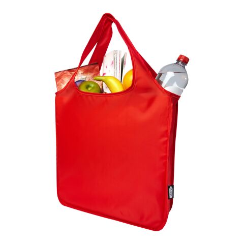 Bolsa Tote grande de PET reciclado &quot;Ash&quot; Estándar | Rojo | sin montaje de publicidad | no disponible | no disponible | no disponible