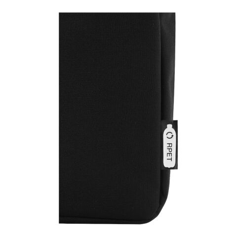 Bolsa de plástico reciclado para congresos &quot;Detroit&quot; Estándar | Rojo-Negro intenso | sin montaje de publicidad | no disponible | no disponible | no disponible