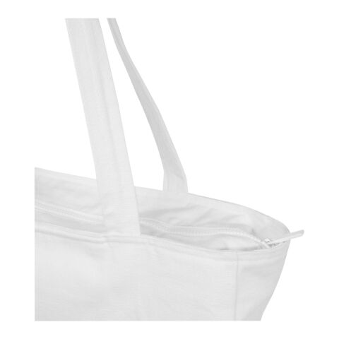Bolsa Tote de material reciclado de 500 g/m² &quot;Weekender&quot; Estándar | Blanco | sin montaje de publicidad | no disponible | no disponible | no disponible