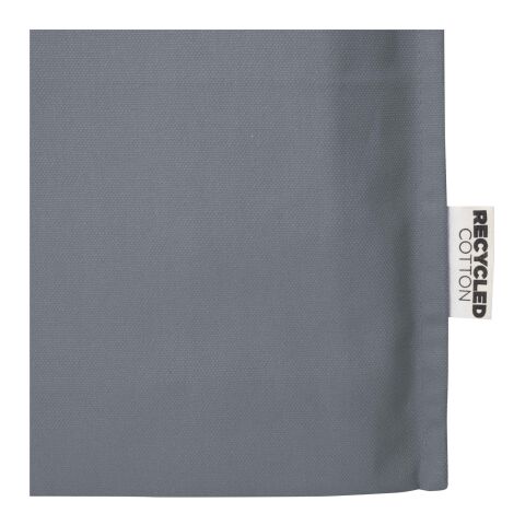 Bolsa Tote algodón reciclado 100% GRS con refuerzos de 270 g/m² &quot;Florida&quot; 14L Estándar | Gris | sin montaje de publicidad | no disponible | no disponible | no disponible