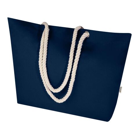 Bolsa Tote de playa de material reciclado GRS de 270 g/m² "Florida" Azul marino
