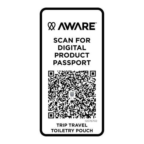 Neceser de viaje reciclado de 2 litros &quot;Trip Aware™&quot; Estándar | Blanco roto | sin montaje de publicidad | no disponible | no disponible | no disponible