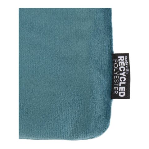 Set de neceseres de terciopelo reciclado con certificado GRS "Swift" Deep Sea Green