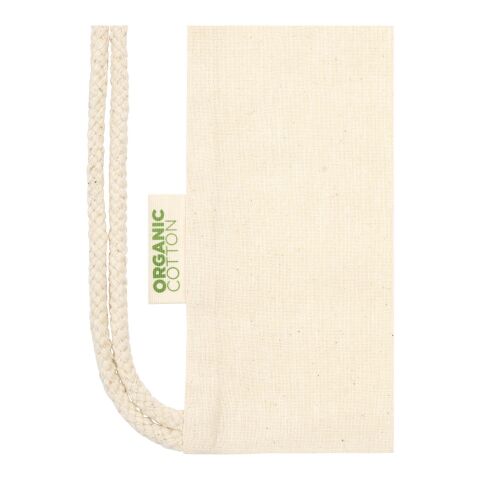 Bolsa con cuerdas de 5&nbsp;l algodón orgánico OCS de 140&nbsp;g/m² "Odisha" Estándar | Natural | sin montaje de publicidad | no disponible | no disponible | no disponible