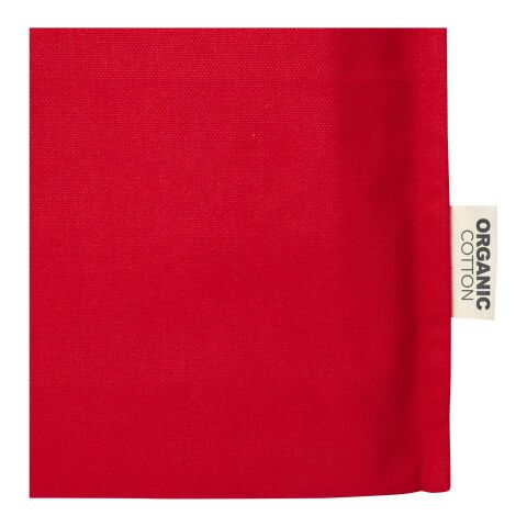 Bolsa Tote con refuerzos de 14&nbsp;l algodón orgánico OCS de 180&nbsp;g/m² "Odisha" Estándar | Rojo | sin montaje de publicidad | no disponible | no disponible | no disponible