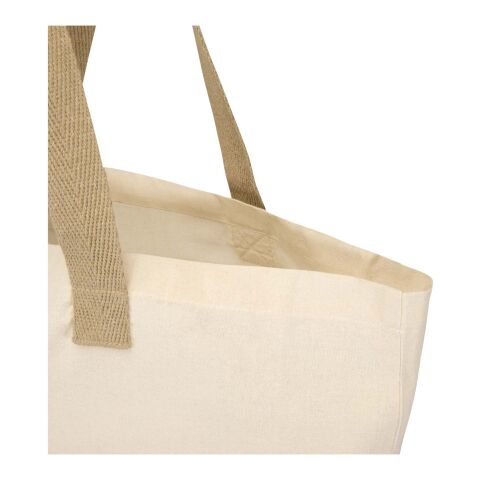 Bolsa Tote de 7&nbsp;l de algodón reciclado GRS de 140 g/m² "Sierra" Estándar | Natural-Natural | sin montaje de publicidad | no disponible | no disponible | no disponible