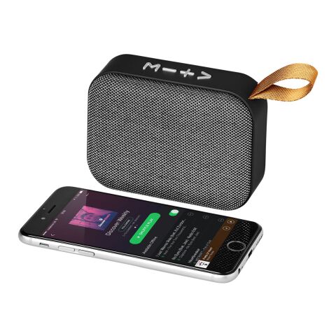 Altavoz Bluetooth® de tela &quot;Fashion&quot; Estándar | Gris | sin montaje de publicidad | no disponible | no disponible