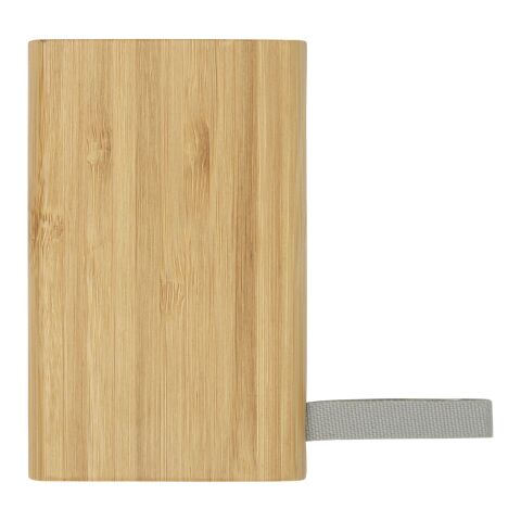 Batería externa de 5000 mAh de bambú &quot;Tulda&quot; Estándar | Natural | sin montaje de publicidad | no disponible | no disponible