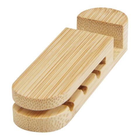 Organizador de cables de bambú &quot;Edulis&quot; Estándar | Beige | sin montaje de publicidad | no disponible | no disponible