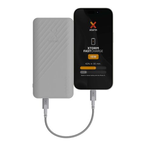Batería externa de carga rápida de 15 W y 20 000 mAh "Xtorm XG220 Go2" Estándar | Blanco | sin montaje de publicidad | no disponible | no disponible