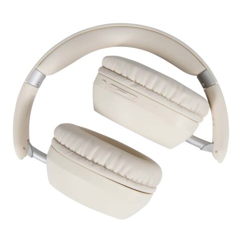Auriculares ANC y ENC plegables de plástico reciclado &quot;Hoggar&quot; Estándar | Blanco | sin montaje de publicidad | no disponible | no disponible