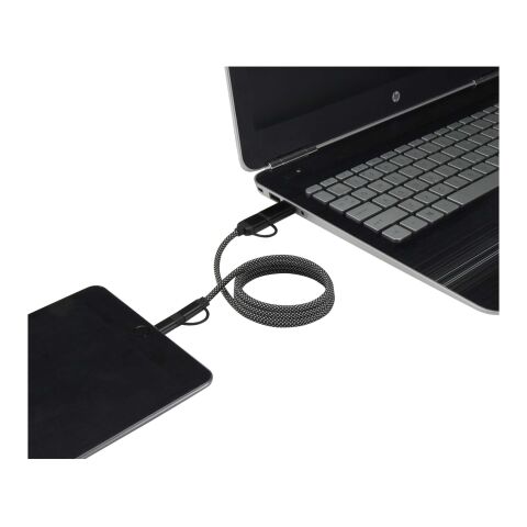 Cable de carga magnético 5 en 1 SMART de 65 W y 100 cm con certificación RCS Negro