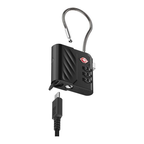 Candado de combinación Xtorm Lock Tag TSA con localizador Negro intenso