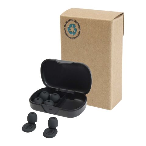 Tapones para los oídos &quot;Hush&quot; Estándar | Negro intenso | sin montaje de publicidad | no disponible | no disponible