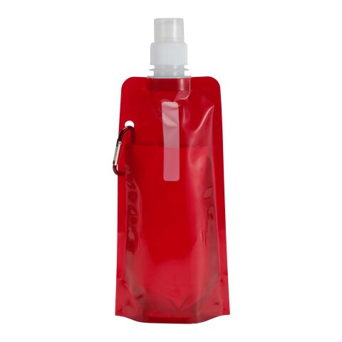 Cantimplora plegable de 480 ml "Sipzy" Estándar | Rojo | sin montaje de publicidad | no disponible | no disponible