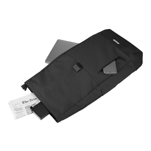 Mochila enrollable &quot;Moleskine Metro&quot; Estándar | negro | sin montaje de publicidad | no disponible | no disponible | no disponible