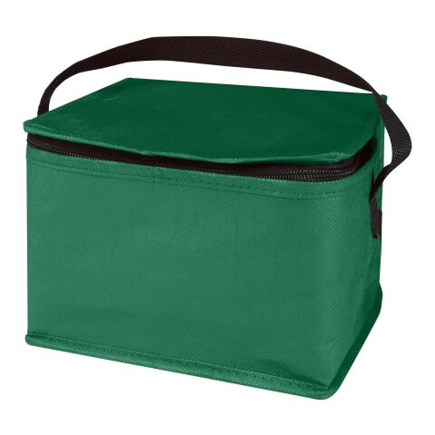Bolsa isotérmica para 6 latas no tejida de material reciclado GRS de 4 l &quot;Spectrum&quot; Estándar | Verde | sin montaje de publicidad | no disponible | no disponible