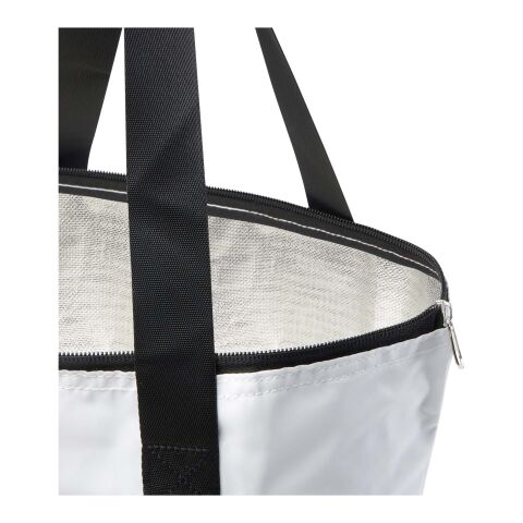 Bolsa Tote nevera plegable de RPET de 15 litros &quot;EcoFold&quot; Estándar | blanco | sin montaje de publicidad | no disponible | no disponible | no disponible