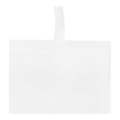 Bolsa Tote de 6 l para convenciones de material no tejido reciclado con certificado GRS &quot;EcoSeal&quot; Estándar | Blanco | sin montaje de publicidad | no disponible | no disponible | no disponible