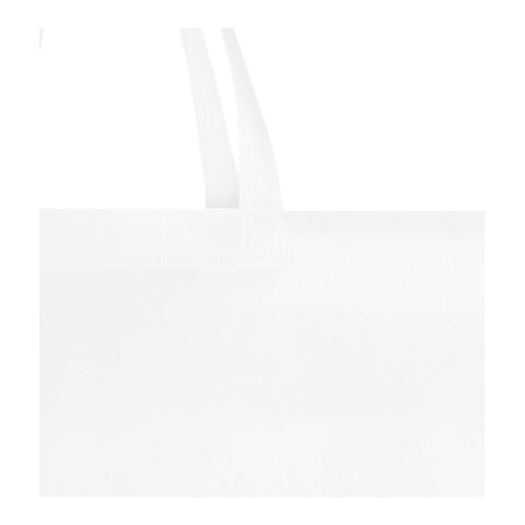 Bolsa Tote de 12 L con refuerzo de material no tejido reciclado con certificado GRS &quot;EcoSeal&quot; Estándar | Blanco | sin montaje de publicidad | no disponible | no disponible | no disponible