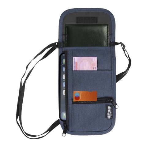 Bolsa de viaje inteligente de material reciclado GRS "Ross" Estándar | Azul marino | sin montaje de publicidad | no disponible | no disponible | no disponible