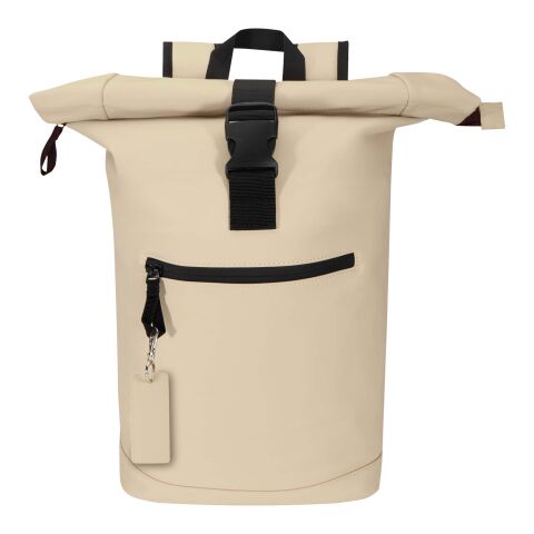 Llavero rectángulo reciclado con certificado GRS "Resi Plus" Estándar | Oatmeal | sin montaje de publicidad | no disponible | no disponible