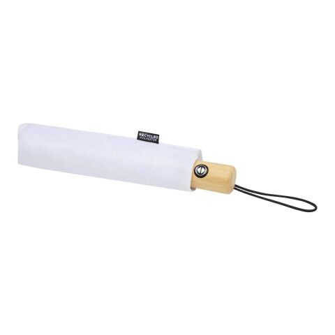 Paraguas plegable Renee de 58 cm con apertura y cierre automáticos blanco
