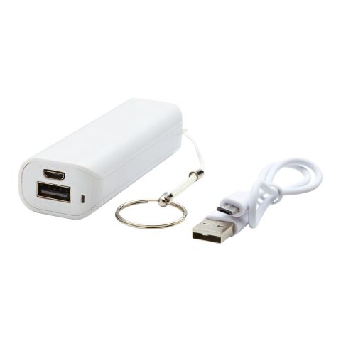 Batería externa "Span" 1200mAh Estándar | Blanco | sin montaje de publicidad | no disponible | no disponible