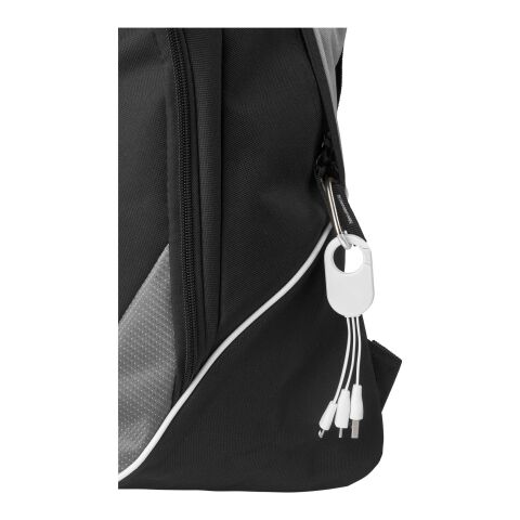 Cable de carga 3 en 1 &quot;The Troop&quot; Estándar | Blanco | sin montaje de publicidad | no disponible | no disponible | no disponible