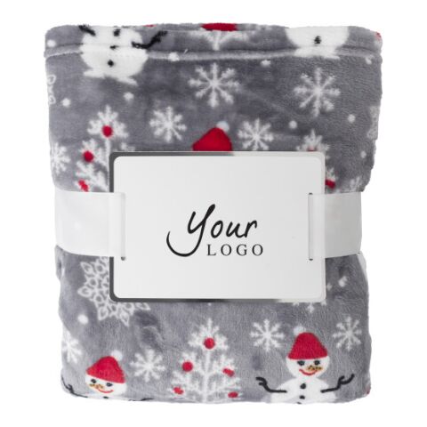 Manta polar navideña (260 gr/m2) rojo oscuro | sin montaje de publicidad | no disponible | no disponible