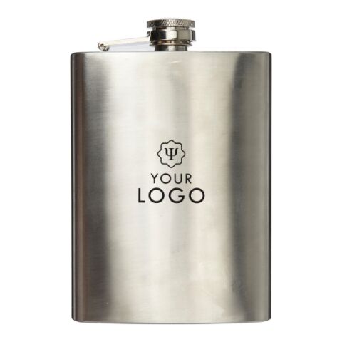 Petaca con tapón de rosca plata | sin montaje de publicidad | no disponible | no disponible