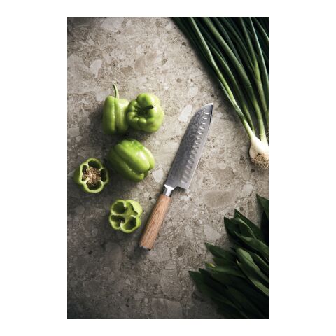 VINGA Cuchillo Hattasan Damascus Santoku acero | sin montaje de publicidad | no disponible | no disponible