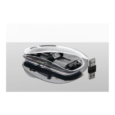 Ratón inalámbrico transparente multimodo Bluetooth® de 2,4 GHz &quot;SCX.design O24&quot; blanco | sin montaje de publicidad | no disponible | no disponible