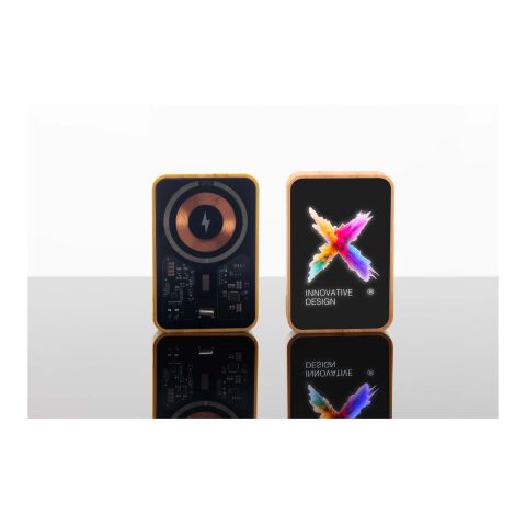 Batería externa de madera de 15 W y 5000 mAh con &quot;MagSafe&quot; &quot;SCX.design P26&quot; Madera | sin montaje de publicidad | no disponible | no disponible