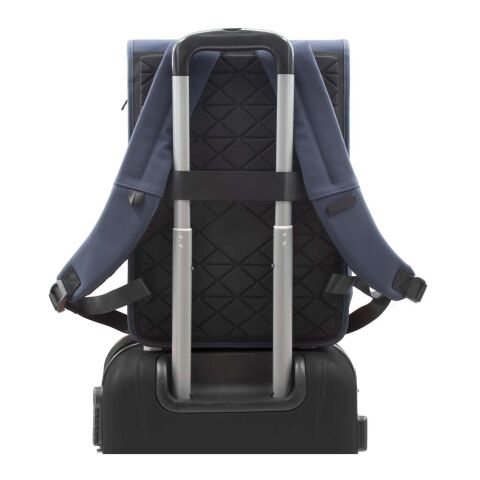 Mochila para portátil de material reciclado &quot;SCX.design L16 MagPack&quot; Azul | sin montaje de publicidad | no disponible | no disponible