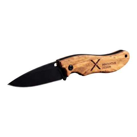 Cuchillo plegable de madera de olivo T33 de SCX.design Madera