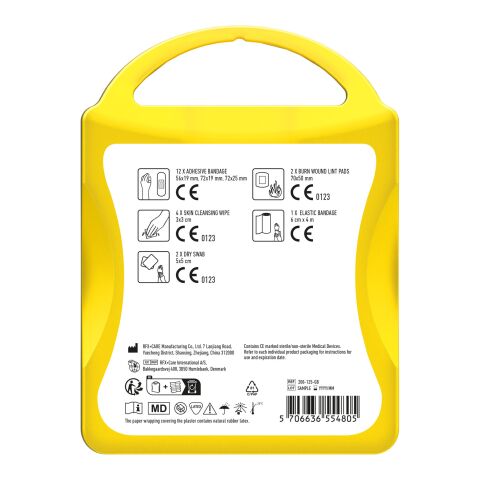 MyKit Primeros Auxilios Amarillo transparente | no disponible