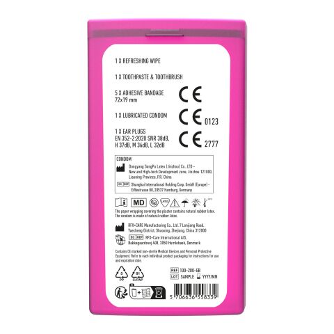 MiniKit Set Festival Magenta transparente | sin montaje de publicidad | no disponible | no disponible