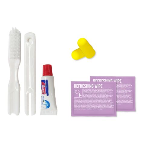 MiniKit Set viaje A bordo en bolsa de papel blanco | sin montaje de publicidad | no disponible | no disponible