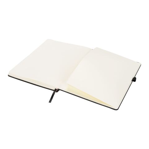 Libreta grande con 128 hojas &quot;Rivista&quot; Estándar | Negro | sin montaje de publicidad | no disponible | no disponible