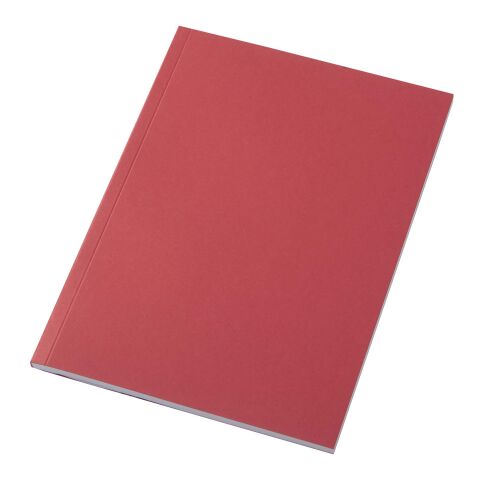 Libreta A5 de tapa blanda con 50 hojas de papel reciclado "Novella Austen" Rojo