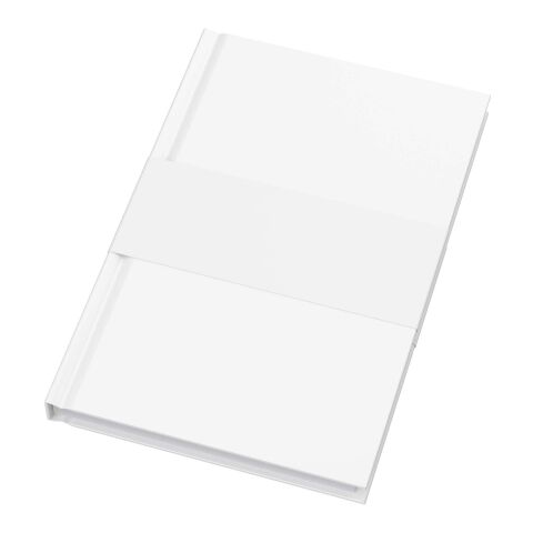 Libreta de tapa dura brillante A5 con 100 hojas "Novella Brontë" Blanco | sin montaje de publicidad | no disponible | no disponible